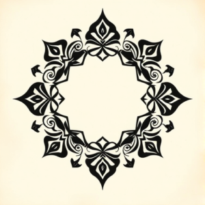 Polynesian Halo Tattoo