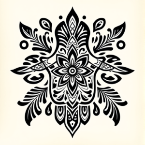 Polynesian Hamsa Tattoo