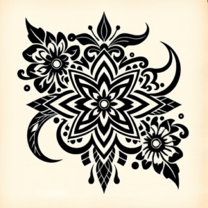 Polynesian Hannya Tattoo