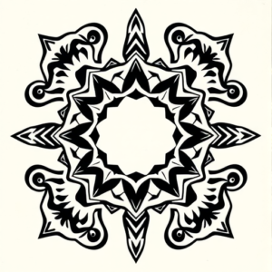 Polynesian Hexagon Tattoo