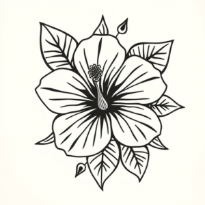 Polynesian Hibiscus Tattoo