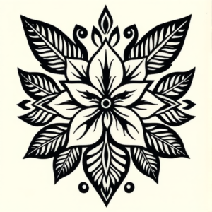 Polynesian Honeysuckle Tattoo