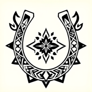 Polynesian Horseshoe Tattoo