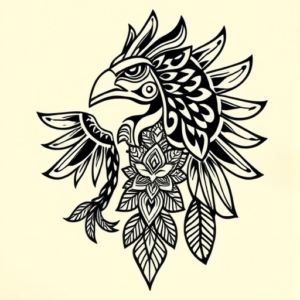 Polynesian Horus Tattoo