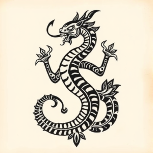 Polynesian Hydra Tattoo