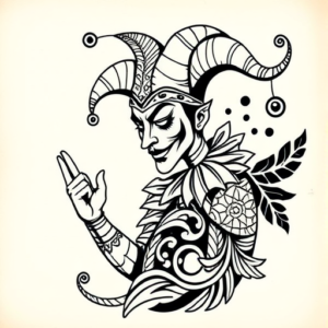 Polynesian Jester Tattoo