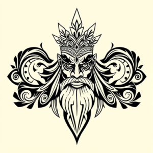 Polynesian King Tattoo