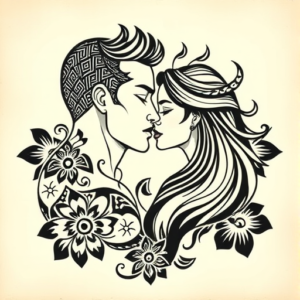 Polynesian Kiss Tattoo