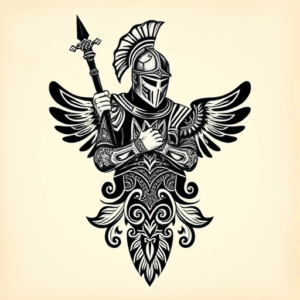 Polynesian Knight Tattoo