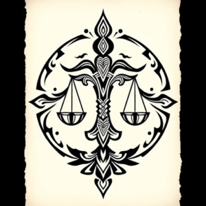 Polynesian Libra Tattoo