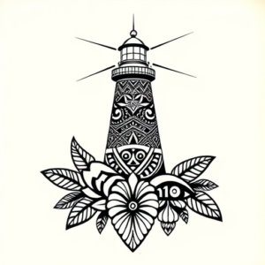 Polynesian Lighthouse Tattoo