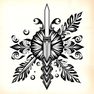 Polynesian Lightsaber Tattoo