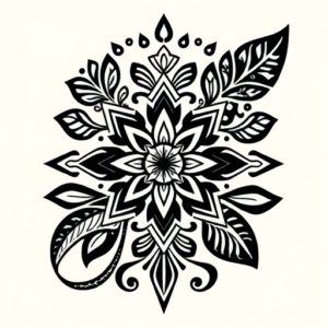 Polynesian Monstera Tattoo