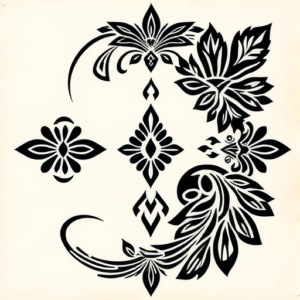 Polynesian Music Tattoo