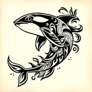 Polynesian Orca Tattoo