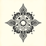 Polynesian Pentagram Tattoo