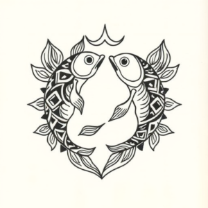 Polynesian Pisces Tattoo
