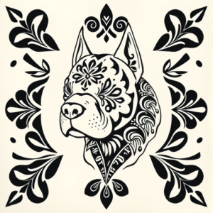 Polynesian Pitbull Tattoo