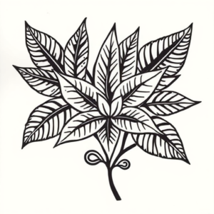 Polynesian Plant Tattoo