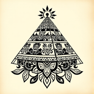 Polynesian Pyramid Tattoo