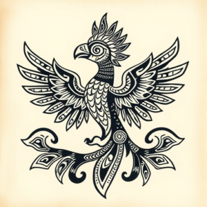 Polynesian Quetzalcoatl Tattoo