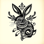Polynesian Rabbit Tattoo