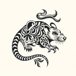 Polynesian Rat Tattoo