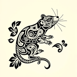 Polynesian Rat Tattoo