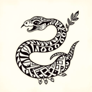 Polynesian Rattlesnake Tattoo
