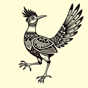 Polynesian Roadrunner Tattoo