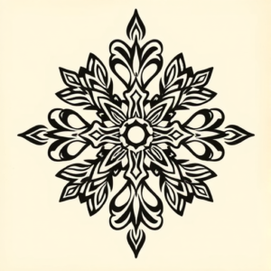 Polynesian Rosary Tattoo