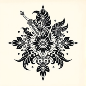 Polynesian Samurai Tattoo