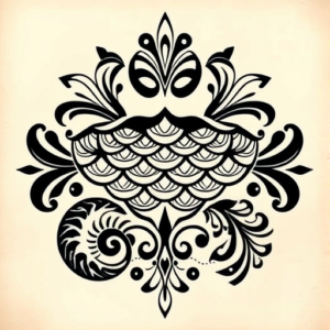Polynesian Scale Tattoo