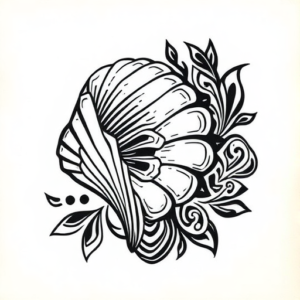 Polynesian Seashell Tattoo