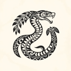 Polynesian Serpent Tattoo