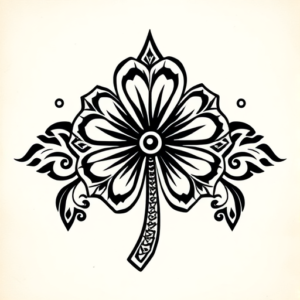 Polynesian Shamrock Tattoo