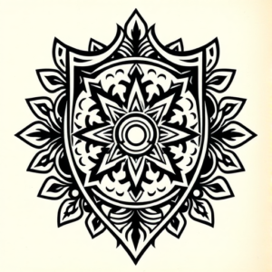 Polynesian Shield Tattoo