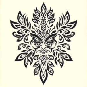 Polynesian Shiva Tattoo