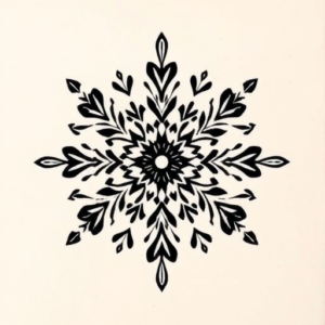 Polynesian Snowflake Tattoo