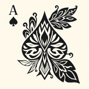 Polynesian Spade Tattoo