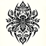 Polynesian Spider Tattoo