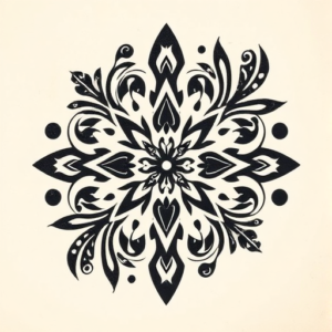 Polynesian Stamp Tattoo