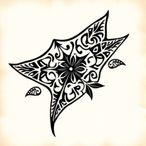 Polynesian Stingray Tattoo