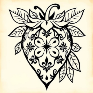 Polynesian Strawberry Tattoo