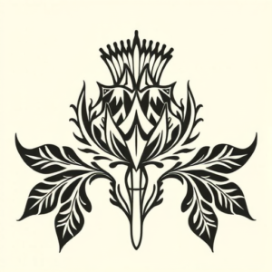 Polynesian Thistle Tattoo