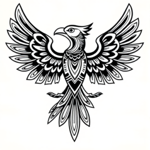 Polynesian Thunderbird Tattoo