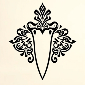 Polynesian Tooth Tattoo