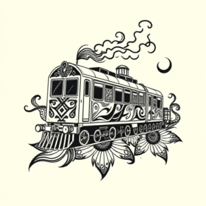 Polynesian Train Tattoo