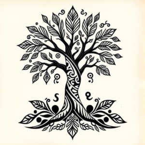 Polynesian Tree Tattoo