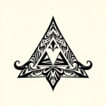 Polynesian Triangle Tattoo
